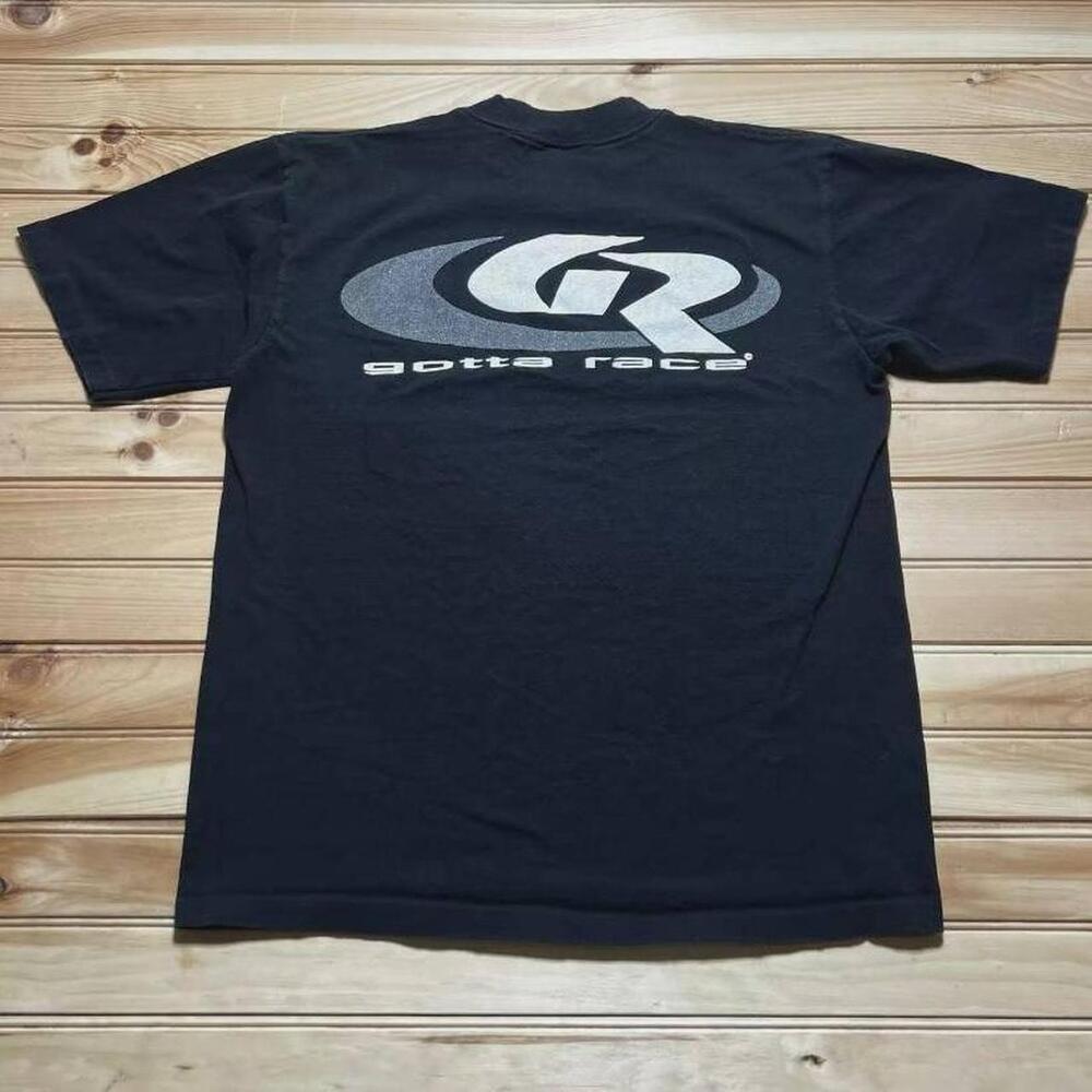 Gotta Race Racing Tee -  And Grey Cotton  Tee Racing